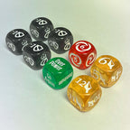 Thai Cards 25mm Flesh and Blood Dice Set 8pc (Glitter) (2)