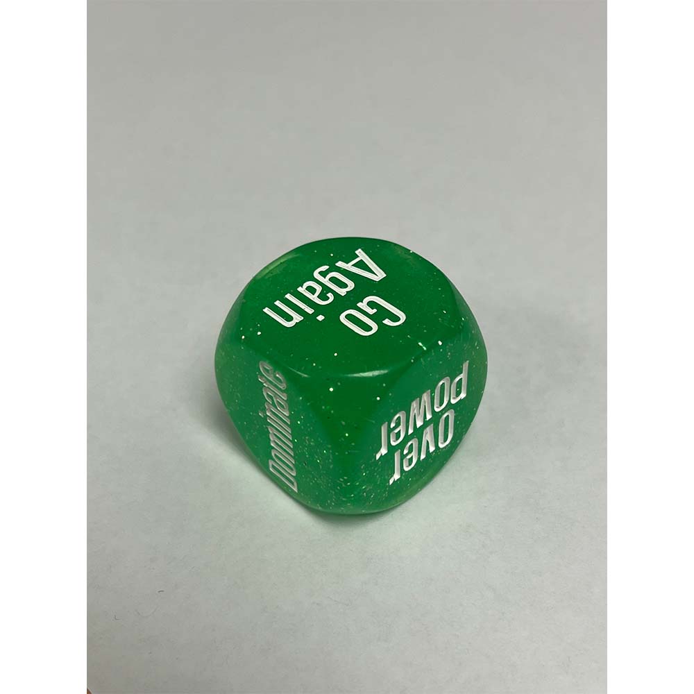 Thai Cards 25MM Single Dice Tunic (Marble Green) (2)
