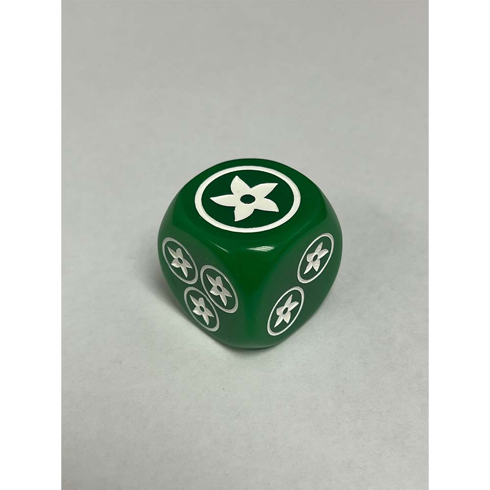 Thai Cards 25MM Single Dice Tunic (Opaque Green)