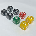 Thai Cards 25mm Flesh and Blood Dice Set 8pc (Opaque)