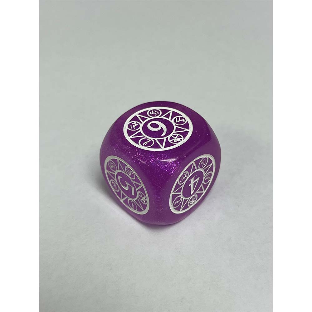 Thai Cards 25MM Single Dice Tunic (Glitter Green)
