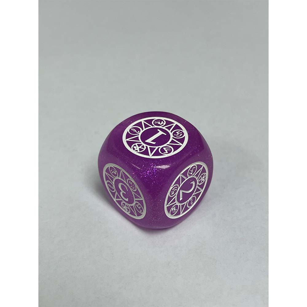 Thai Cards 25MM Single Dice Runechant (Glitter)