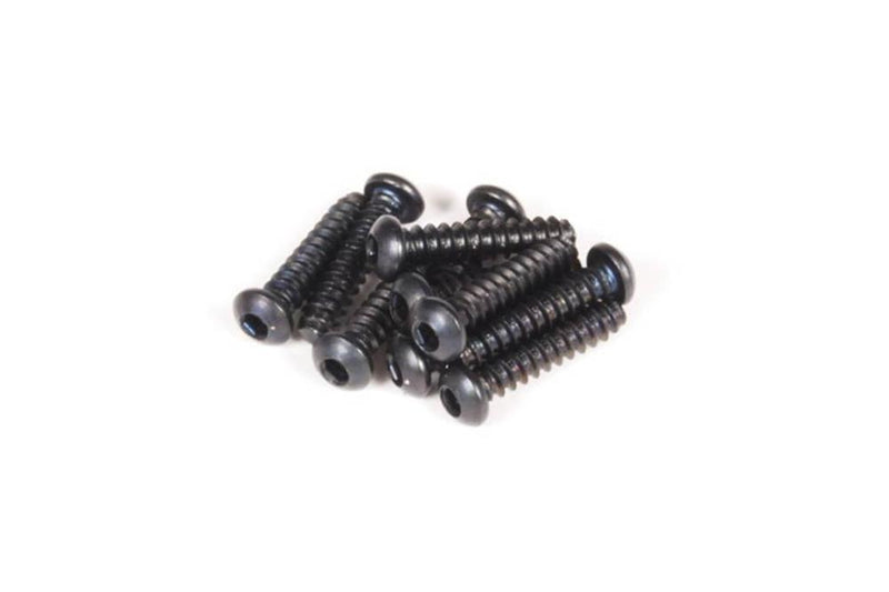 zAXIAL AXA0425 - M2.6x12mm Hex Socket Tapping Button Head (Black) (10pc