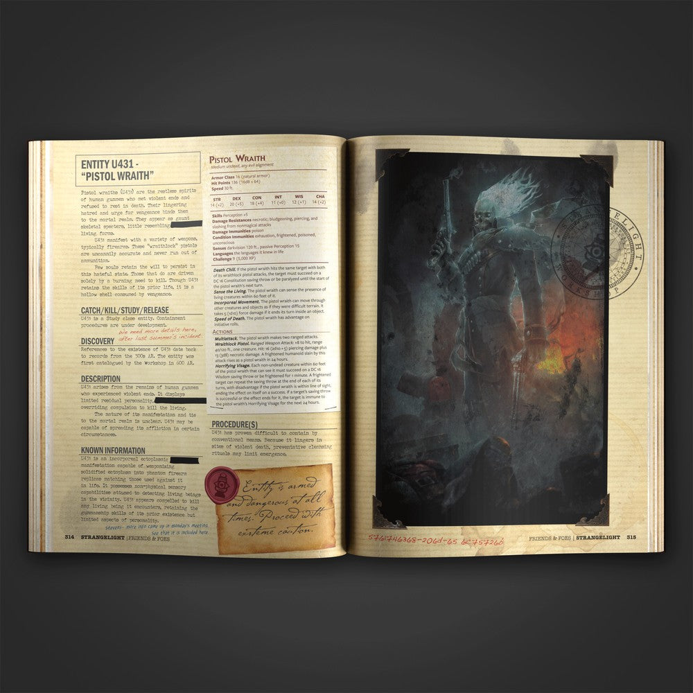 Steamforged Games SFIK-RPG003 Iron Kingdoms RPG Strangelight Workshop Specternomicon