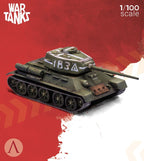 Scale 75 Figures War Tanks T34/85 1:100 (2)