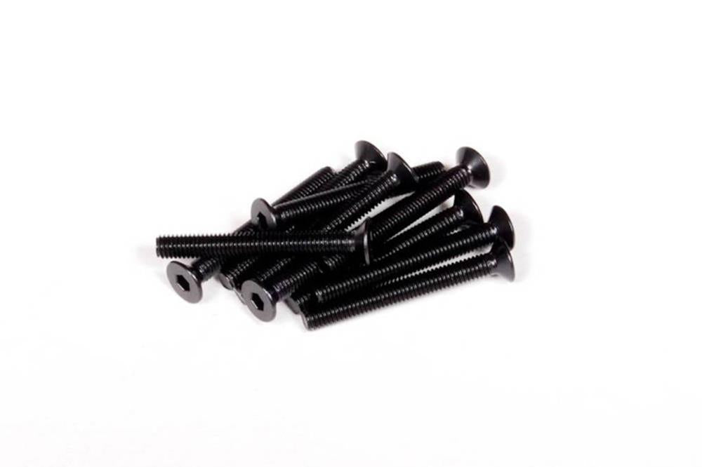 zAXIAL AXA150 - M3x25mm Hex Socket Flat Head (Black) (10pcs) (10908391303)