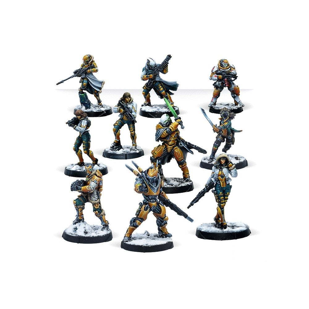 Corvus Belli 281328-0928 Infinity Yu Jing White Banner Action Pack