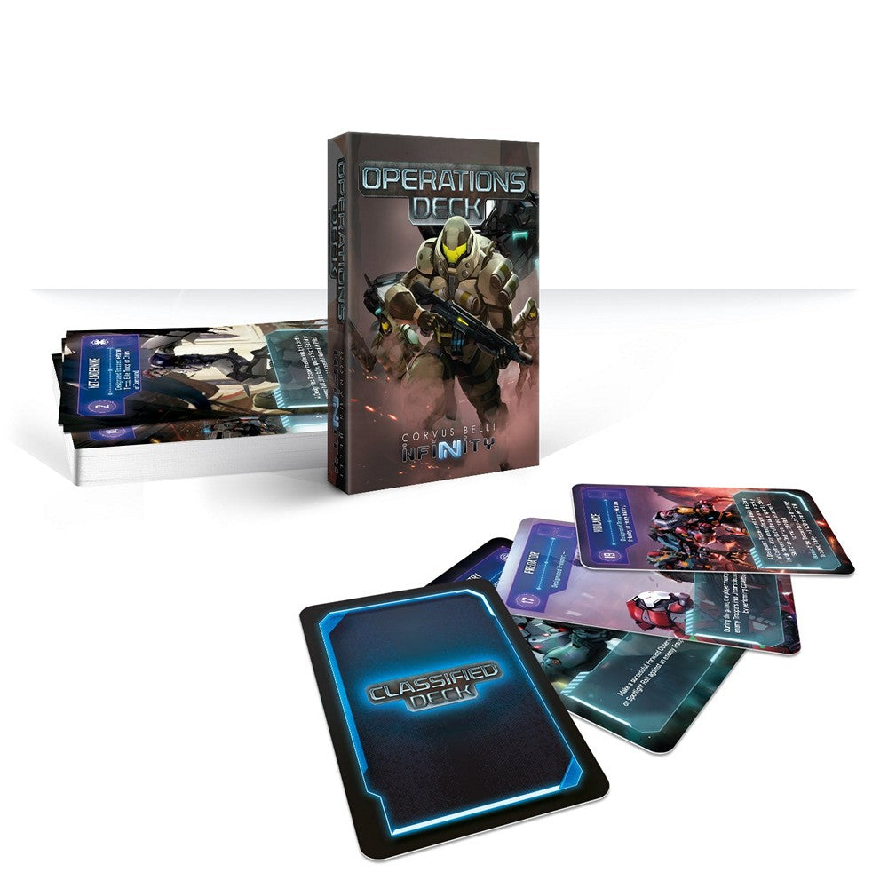 Corvus Belli 286103 Infinity Decks Operations Deck Display Box (EN)