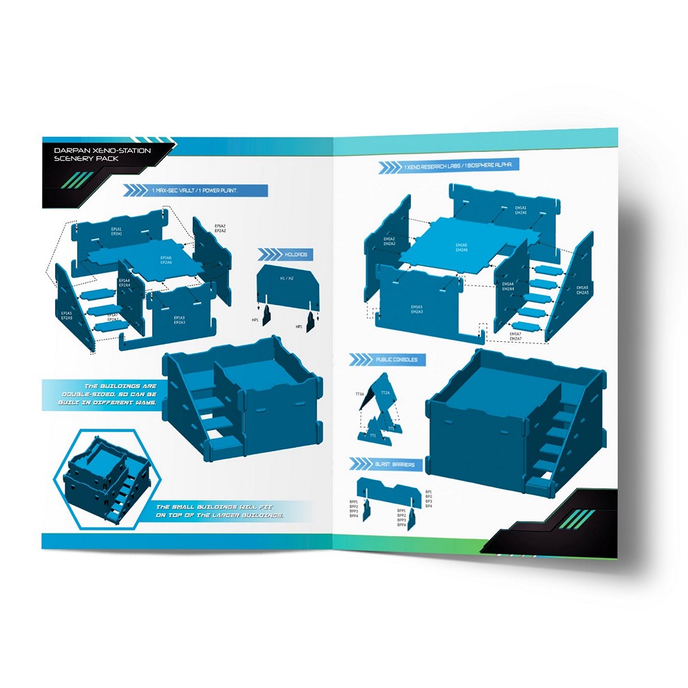 Corvus Belli Infinity Scenery Darpan Xeno-Station Scenery Pack (3)