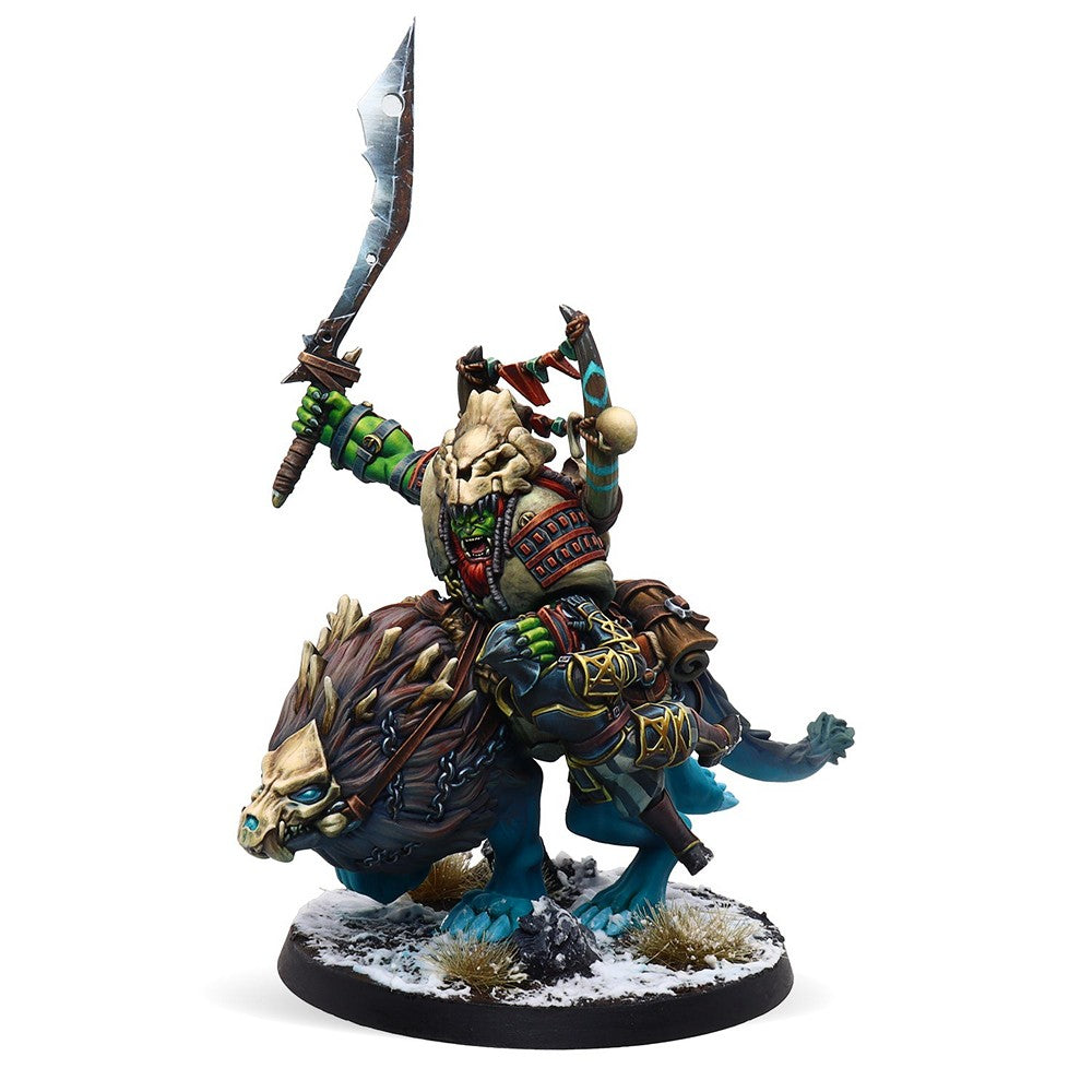 Corvus Belli Warcrow Northern Tribes Mounted Wrathmane (2)