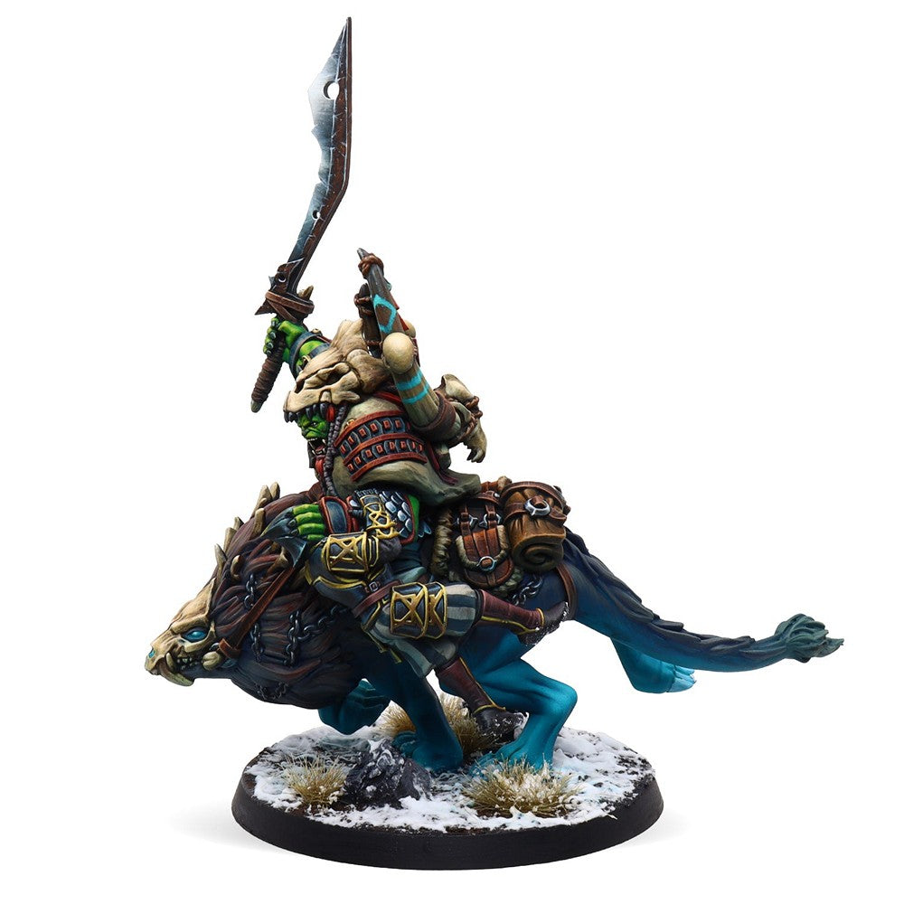Corvus Belli Warcrow Northern Tribes Mounted Wrathmane (3)