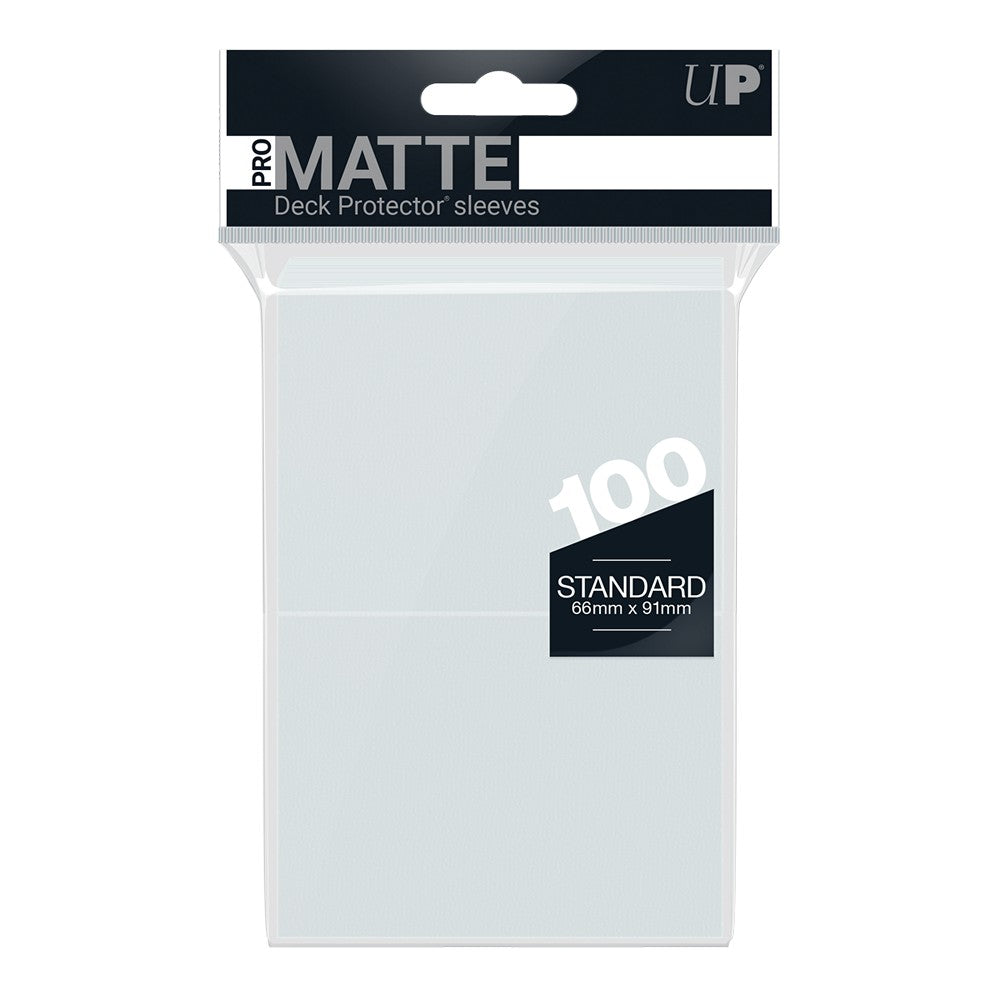 Ultra Pro UP84731 PRO-Matte 100ct Standard Deck Protector sleeves Clear