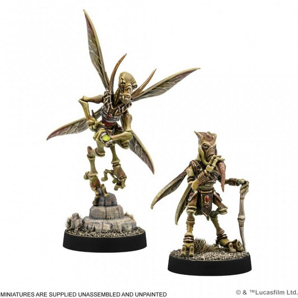 Atomic Mass Games SWQ101 Star Wars Legion Sun Fac and Poggle the Lesser