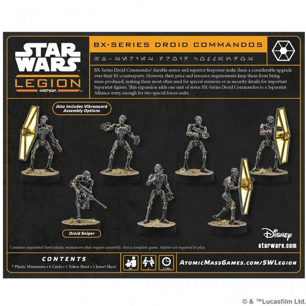 Atomic Mass Games SWQ52 Star Wars Legion BX-Series Droid Commandos Unit Expansion