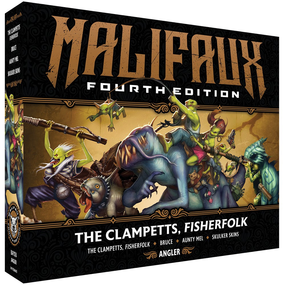 Wyrd Games WYR24605 Malifaux Bayou The Clampetts Fisherfolk