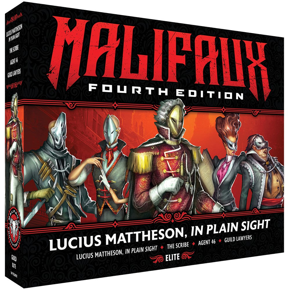 Wyrd Games WYR24101 Malifaux Guild Lucius Mattheson In Plain Sight