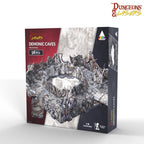 Archon Studio DNL0115 Dungeons & Lasers Prismacast Pre-Painted Terrain Demonic Caves Pre-Painted