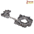 Archon Studio DNL0115 Dungeons & Lasers Prismacast Pre-Painted Terrain Demonic Caves Pre-Painted