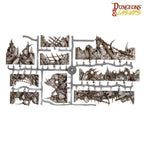 Archon Studio DNL0115 Dungeons & Lasers Prismacast Pre-Painted Terrain Demonic Caves Pre-Painted