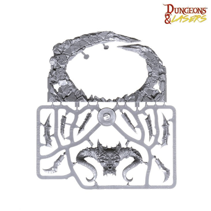 Archon Studio DNL0118 Dungeons & Lasers Half-Height Walls Ritual Site