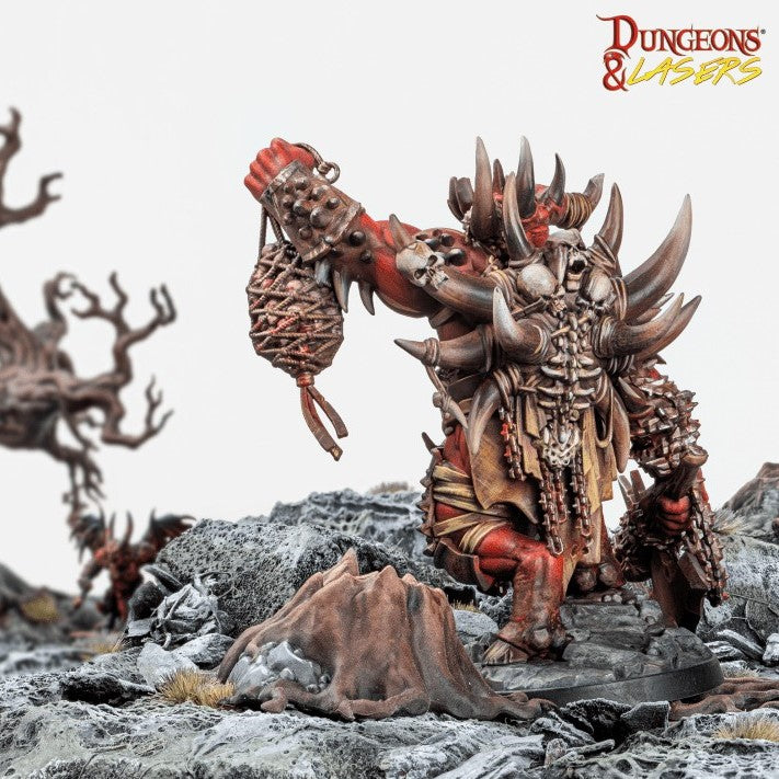 Archon Studio DNL0121 Dungeons & Lasers Miniatures Baef The Horned Demon
