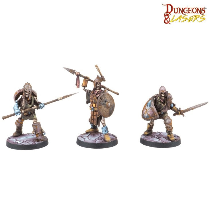 Archon Studio DNL0122 Dungeons & Lasers Miniatures Skeleton Crew
