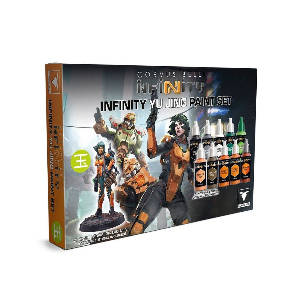 Corvus Belli 281357-1174 Infinity Yu Jing Paint Set Zhanshi Paramedic Exclusive