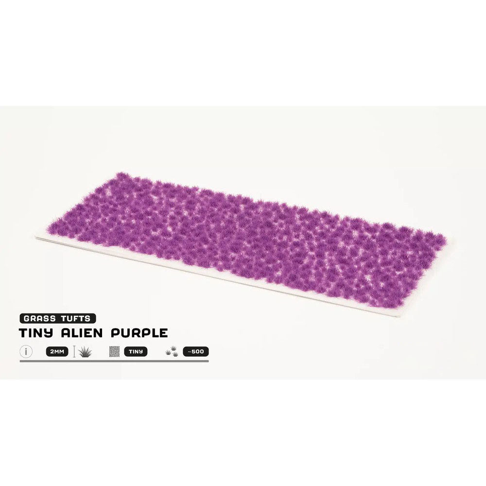 Gamers Grass GGTT-PU Grass Tufts Tiny Tufts Tiny Alien Purple