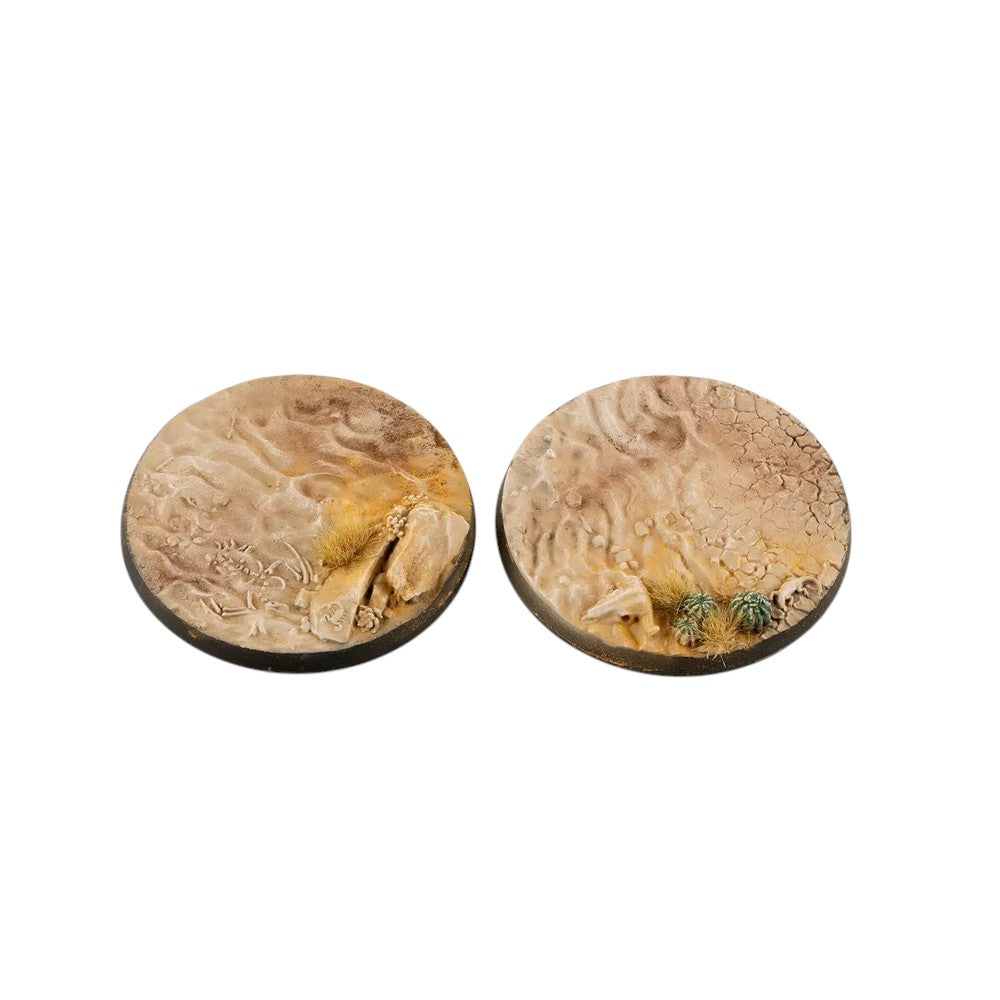 Gamers Grass GGB-DR60 Battle Ready Bases Deserts of Maahl Round 60mm (x2)