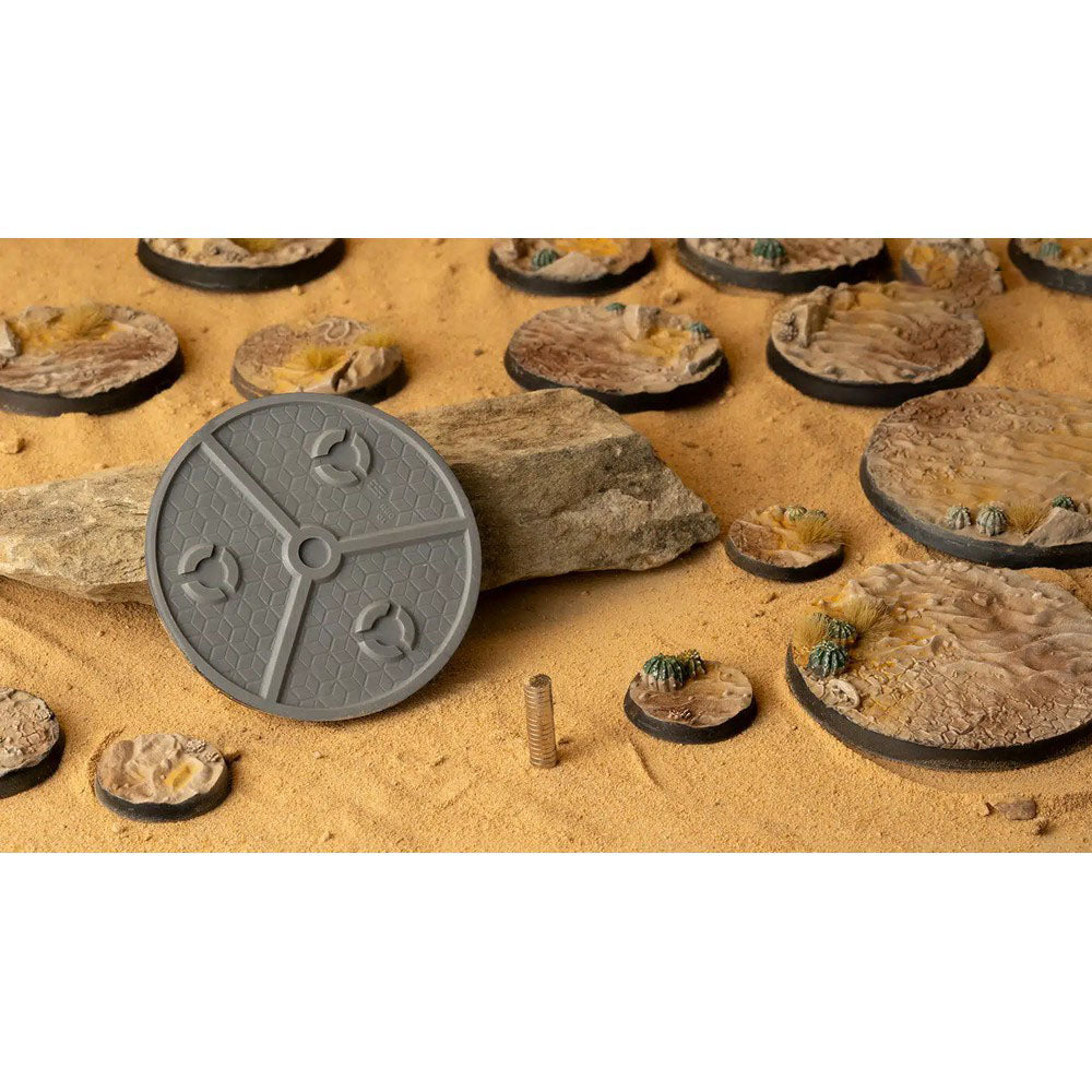 Gamers Grass GGB-DR60 Battle Ready Bases Deserts of Maahl Round 60mm (x2)