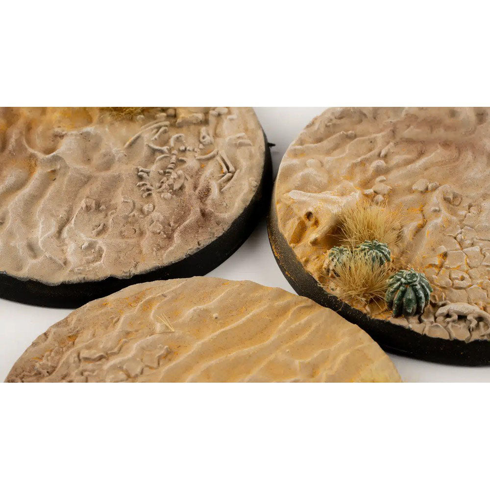 Gamers Grass GGB-DR60 Battle Ready Bases Deserts of Maahl Round 60mm (x2)