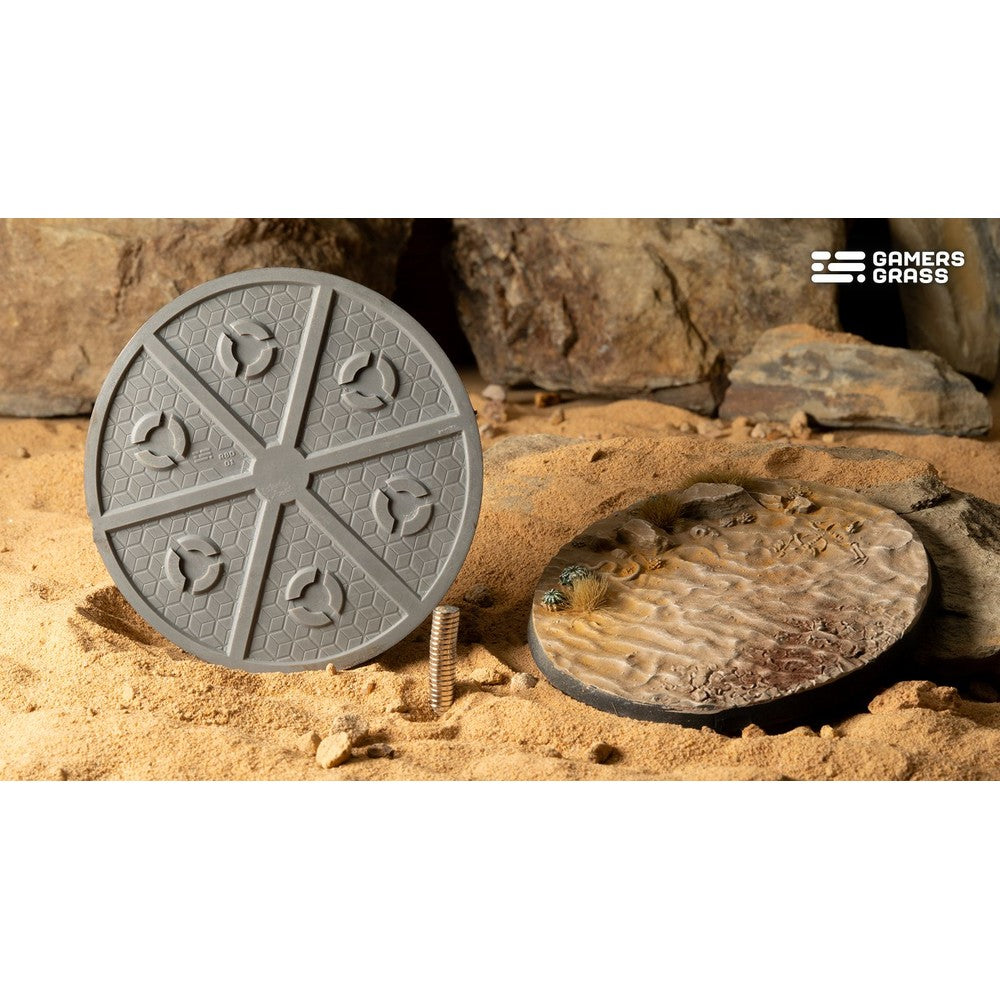 Gamers Grass GGB-DR80 Battle Ready Bases Deserts of Maahl Round 80mm (x1)
