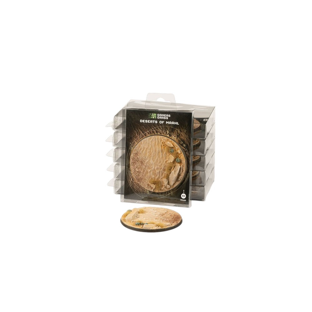 Gamers Grass GGB-DR90 Battle Ready Bases Deserts of Maahl Round 90mm (x1)