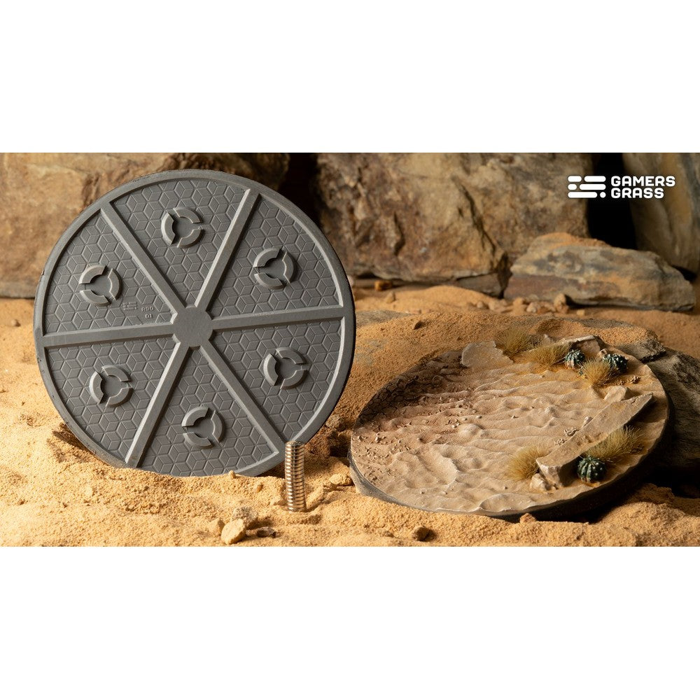 Gamers Grass GGB-DR90 Battle Ready Bases Deserts of Maahl Round 90mm (x1)