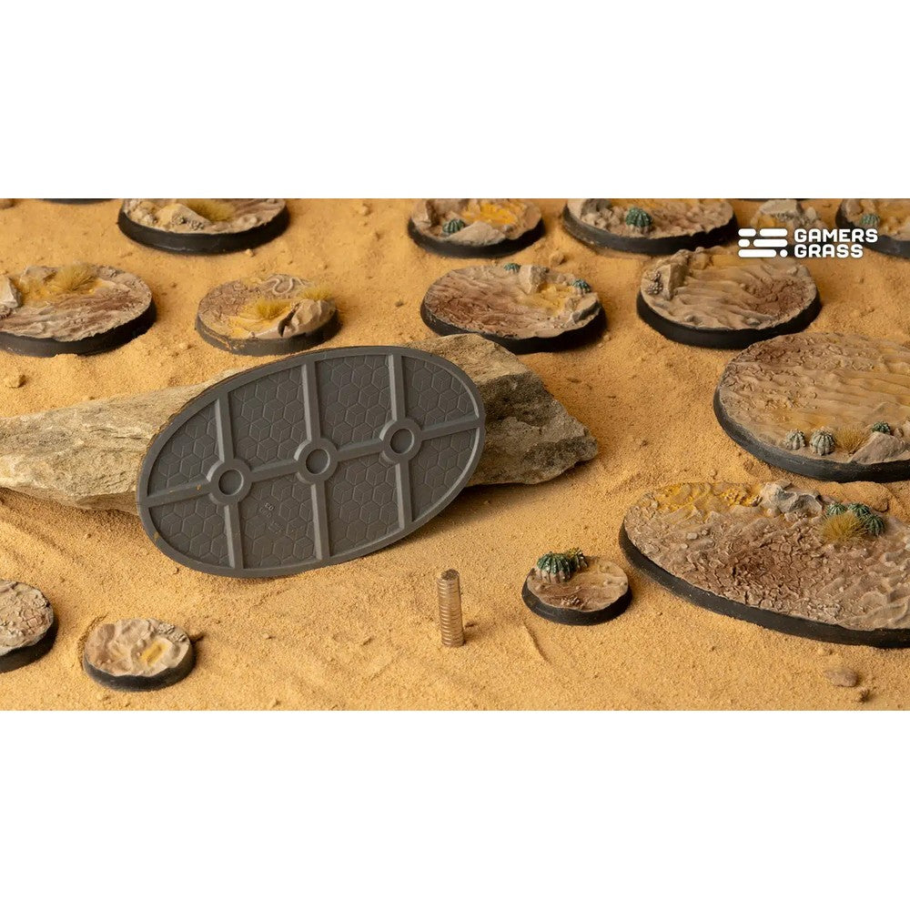 Gamers Grass GGB-DO90 Battle Ready Bases Deserts of Maahl Oval 90mm (x2)