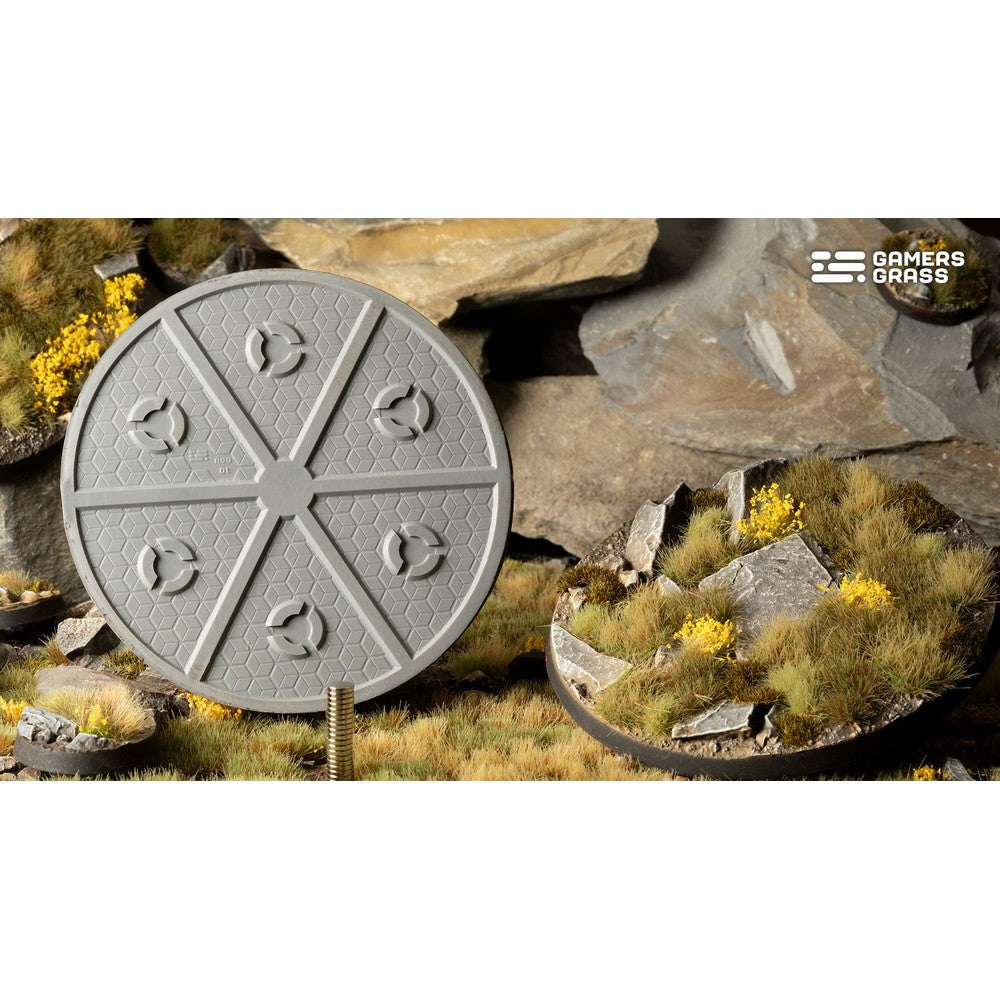 Gamers Grass GGB-HLR90 Battle Ready Bases Highland Round 90mm (x1)