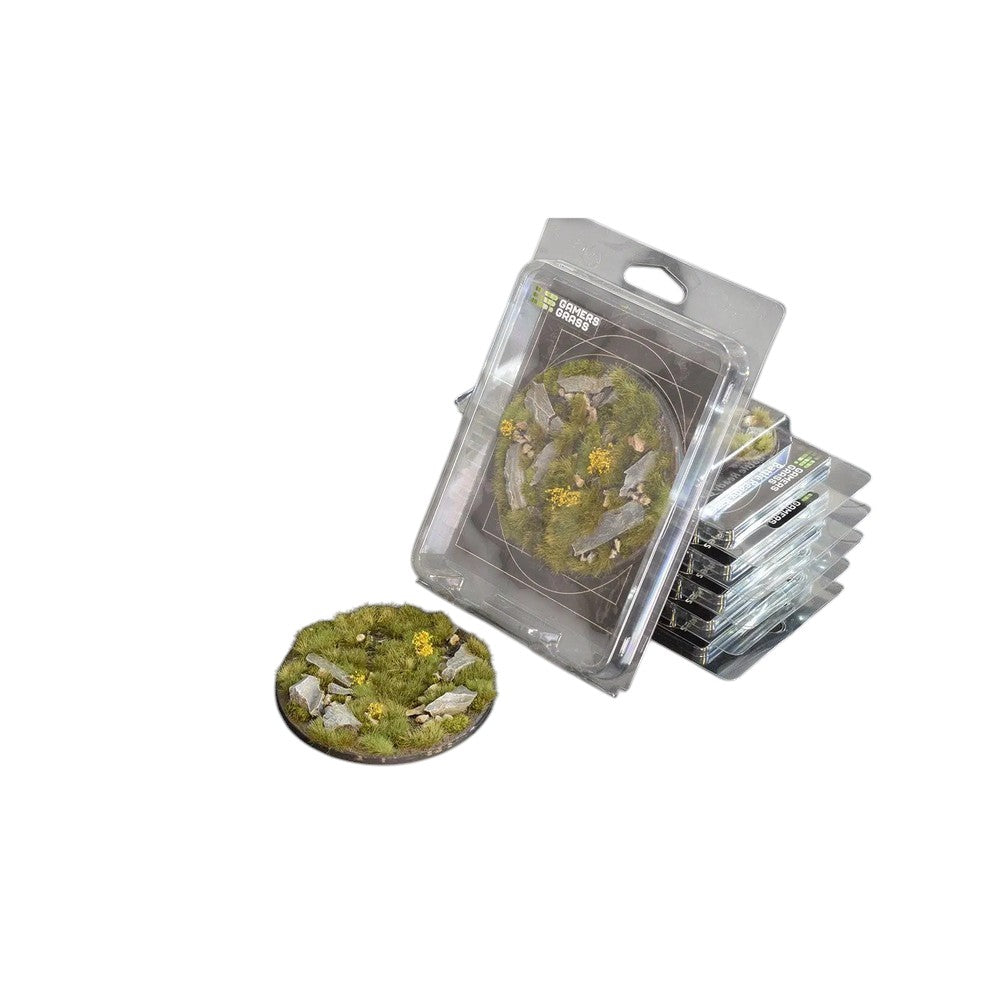 Gamers Grass GGB-HLR100 Battle Ready Bases Highland Round 100mm (x1)