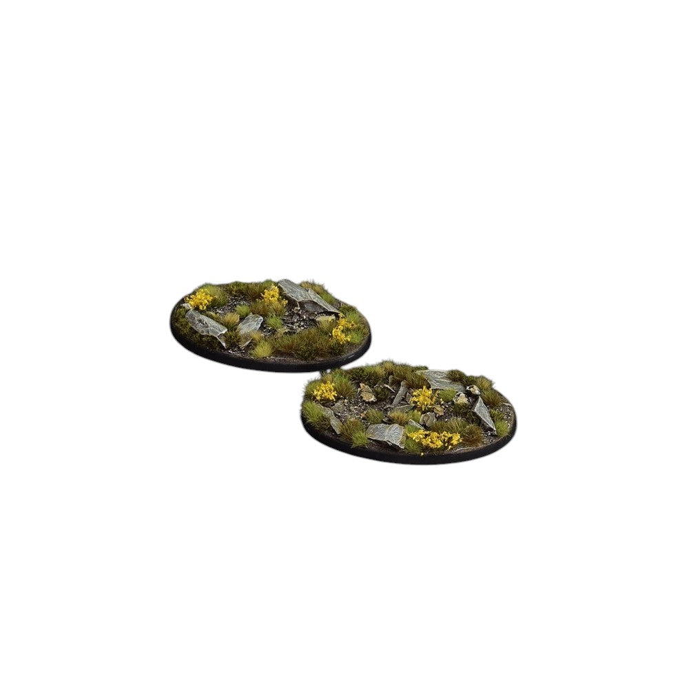 Gamers Grass GGB-HLO90 Battle Ready Bases Highland Oval 90mm (x2)