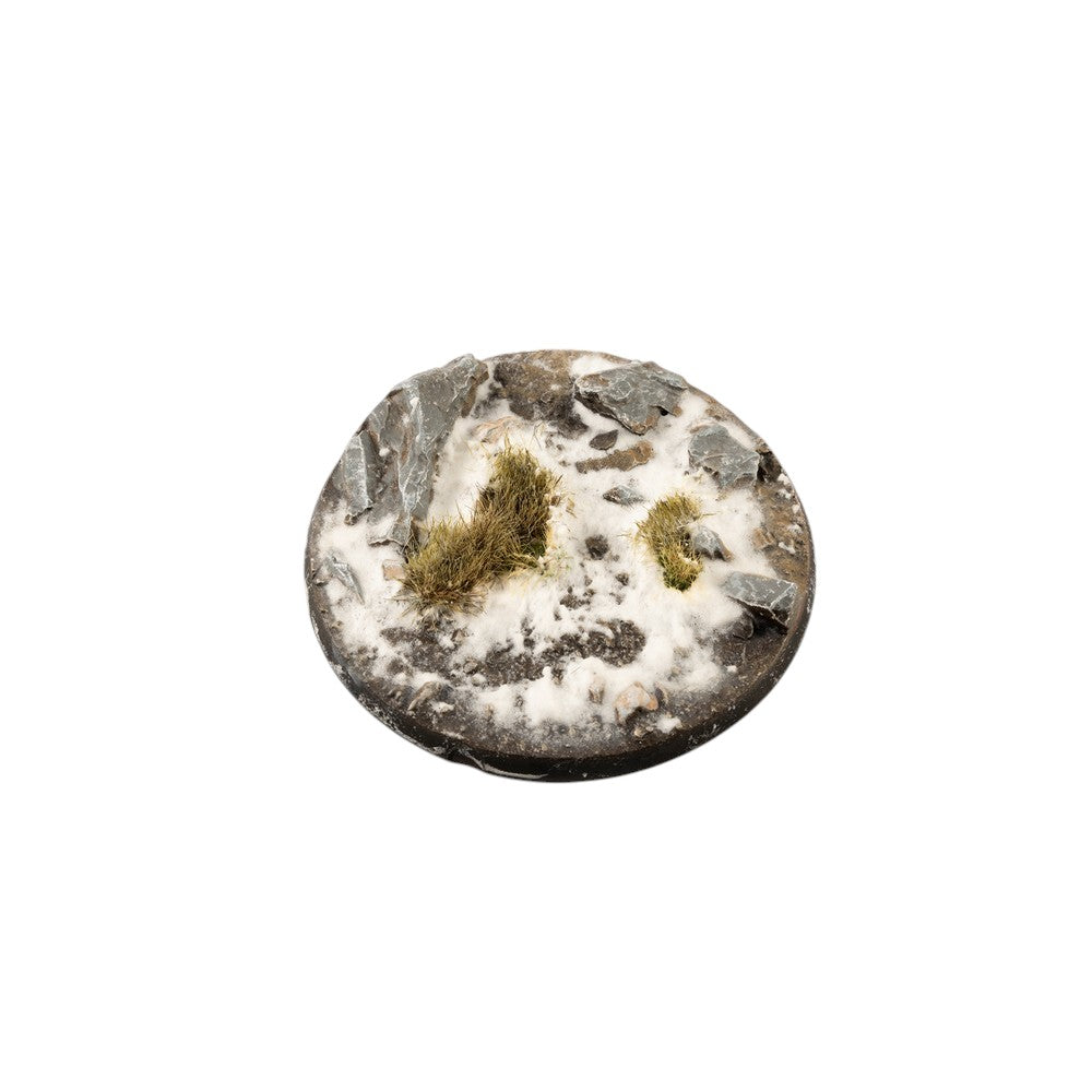 Gamers Grass GGB-WR80 Battle Ready Bases Winter Round 80mm (x1)