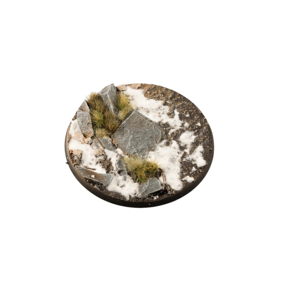 Gamers Grass GGB-WR90 Battle Ready Bases Winter Round 90mm (x1)