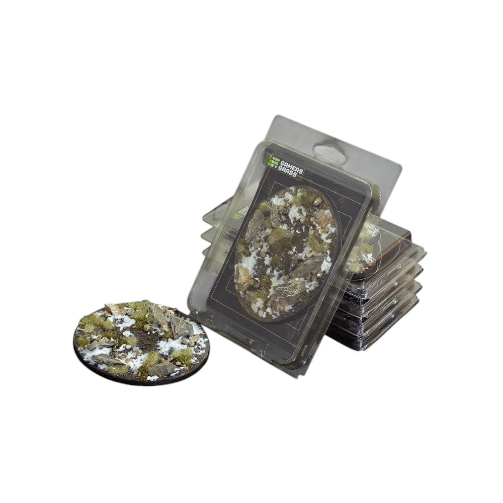 Gamers Grass GGB-WO120 Battle Ready Bases Winter Oval 120mm (x1)