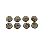 Gamers Grass GGB-TR28 Battle Ready Bases Temple Round 28mm (x8)