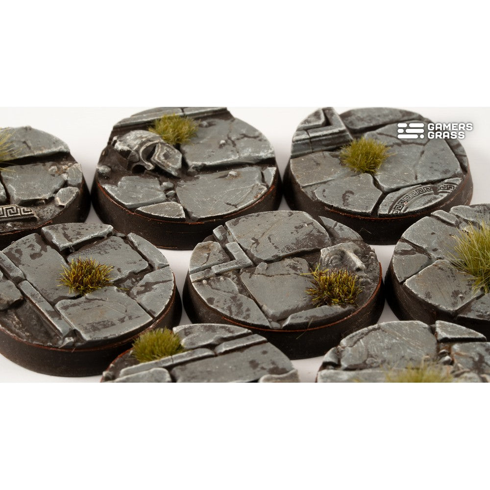 Gamers Grass GGB-TR28 Battle Ready Bases Temple Round 28mm (x8)