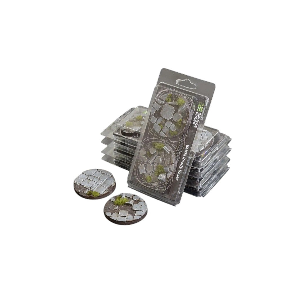 Gamers Grass GGB-TR60 Battle Ready Bases Temple Round 60mm (x2)