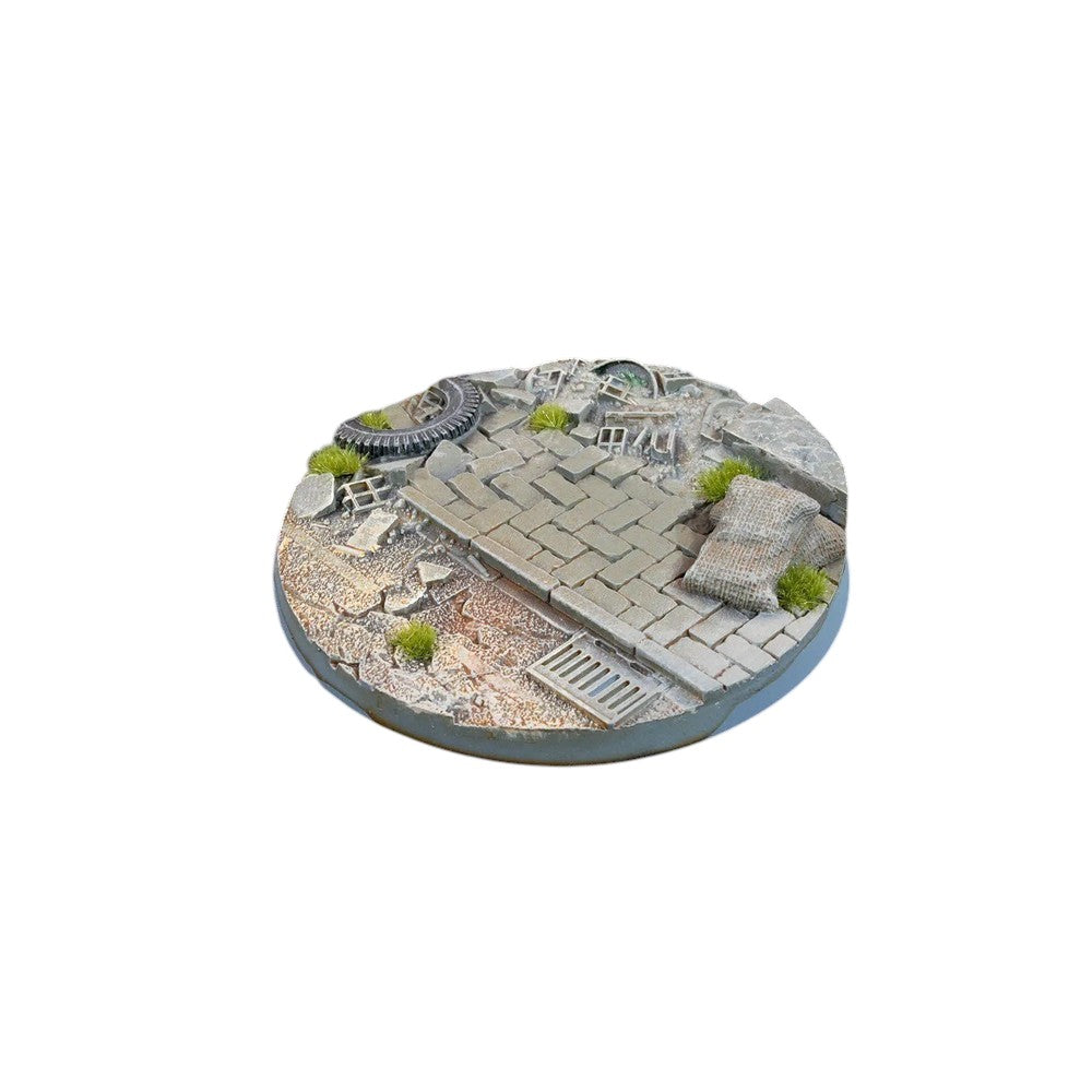 Gamers Grass GGB-UWR60 Battle Ready Bases Urban Warfare Round 60mm (x2)