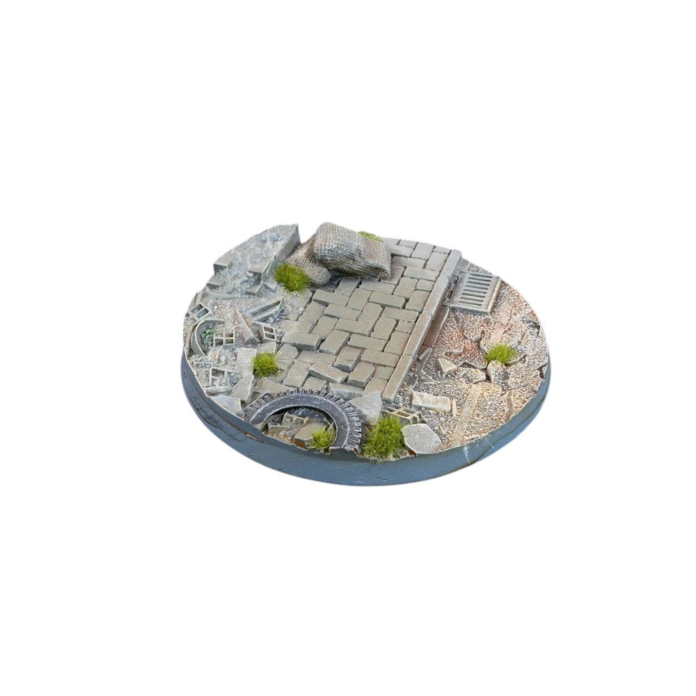Gamers Grass GGB-UWR60 Battle Ready Bases Urban Warfare Round 60mm (x2)