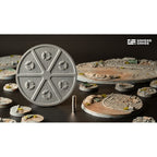 Gamers Grass GGB-UWR80 Battle Ready Bases Urban Warfare Round 80mm (x1)