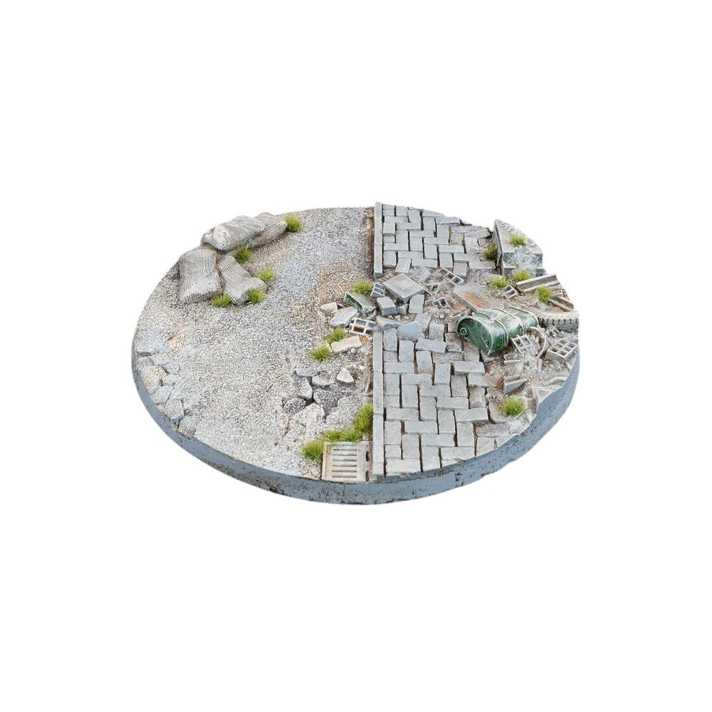 Gamers Grass GGB-UWR100 Battle Ready Bases Urban Warfare Round 100mm (x1)