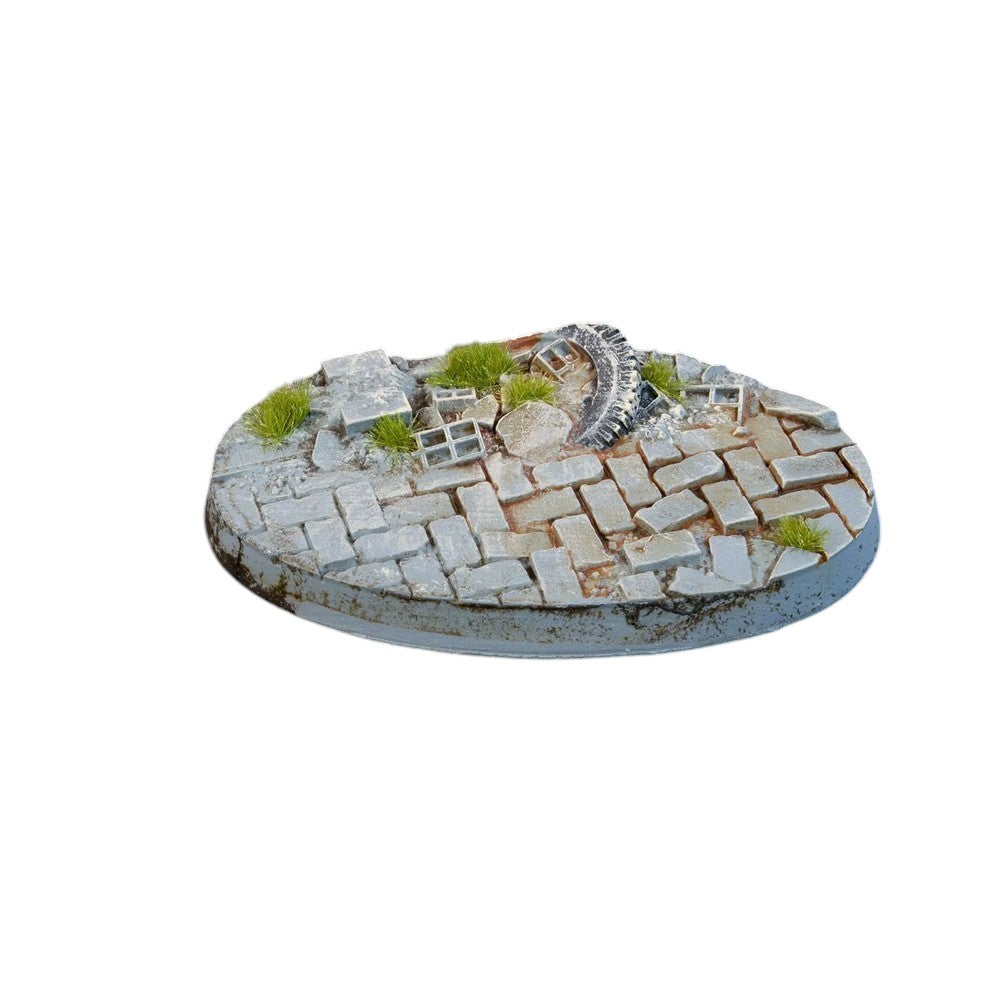 Gamers Grass GGB-UWO60 Battle Ready Bases Urban Warfare Oval 60mm (x4)