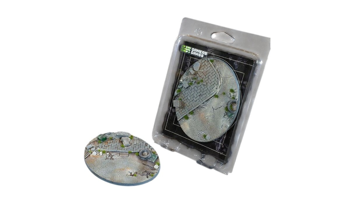 Gamers Grass GGB-UWO170 Battle Ready Bases Urban Warfare Oval 170mm (x1)